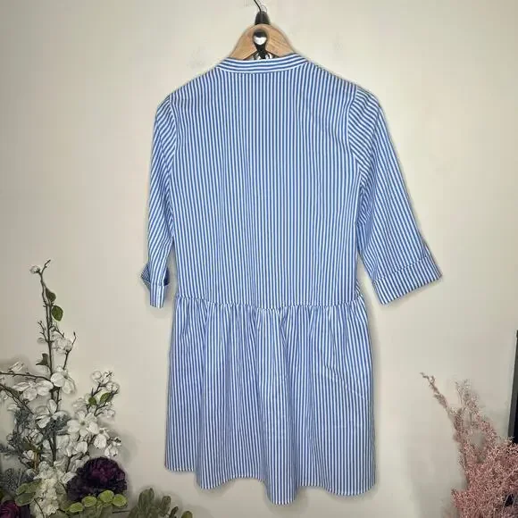 TUCKERNUCK Blue Stripe Royal Shirt Dress Sz XS {II40} - www.buildwithchirag.com TUCKERNUCK Blue Stripe Royal Shirt Dress Sz XS {II40} - www.buildwithchirag.com